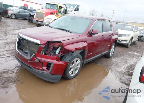 2017 GMC Terrain Sle-1 from USA, damaged, VIN 2GKALMEK2H6105658